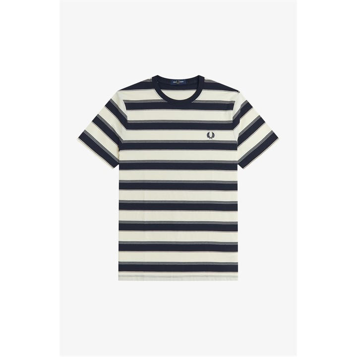 Fred Perry Men's Blue T-Shirt in Size M, Sports Direct
