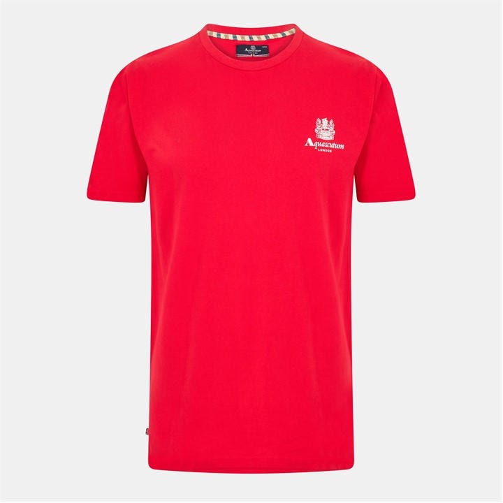Aquascutum Men's  Logo T-Shirt in Size M, Sports Direct