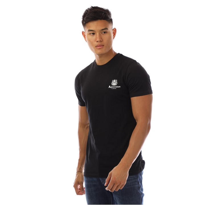 Aquascutum Men's  Logo T-Shirt in Size 2XL, Sports Direct