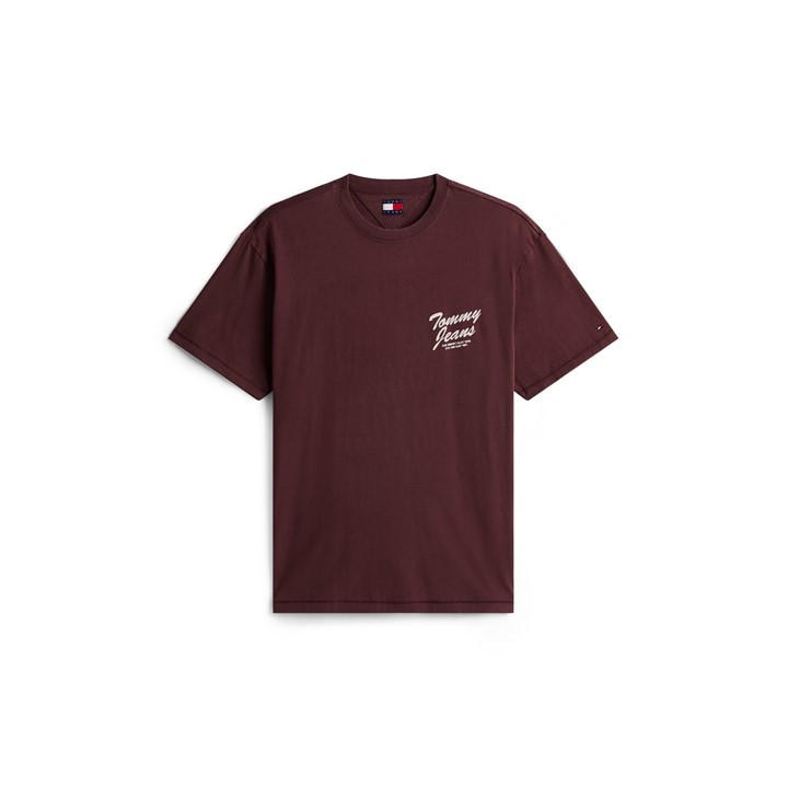 Tommy Jeans Men's Brown Tj Novelty T-Shirt in Size 2XL, Sports Direct
