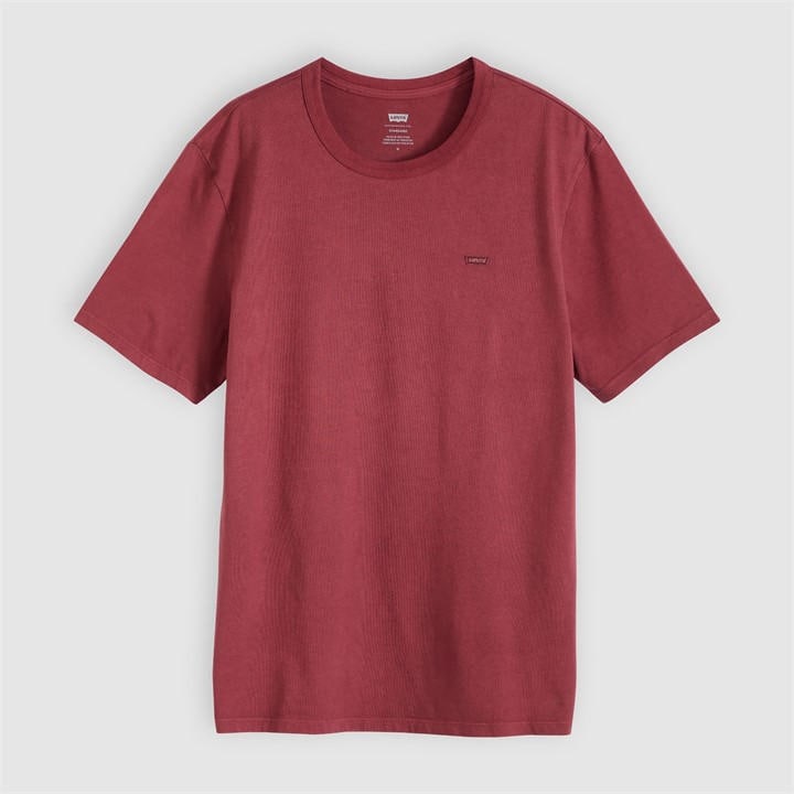 Levis Men' Red Orig T-Shirt in Size S, Sports Direct
