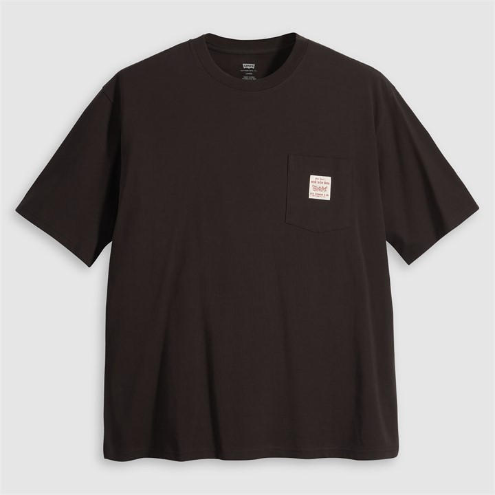 Levis Men's Black Workwear T in Size XL, Sports Direct