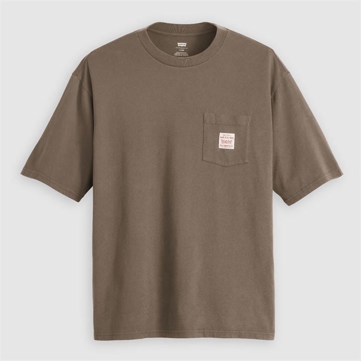 Levis Men's Brown Workwear T in Size XL, Sports Direct