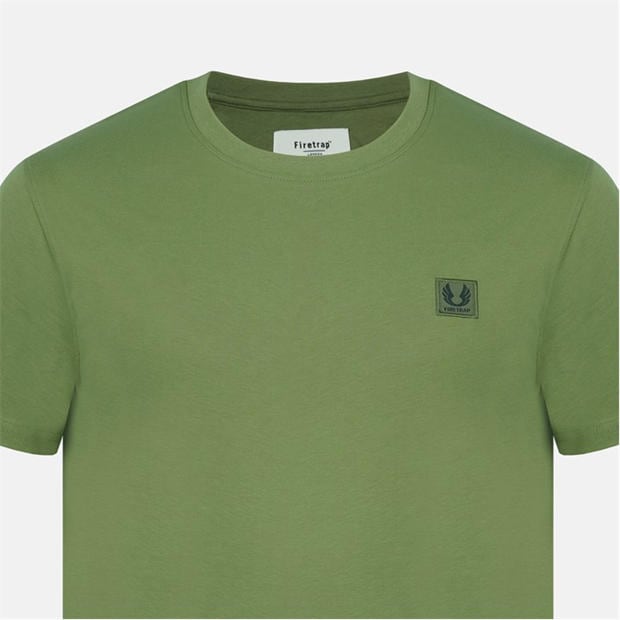 Khaki - Firetrap - Trek T Shirt Mens