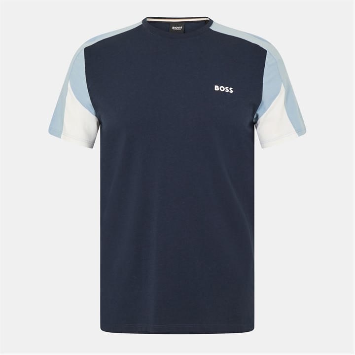 Boss Men' Blue Balance T-Shirt, Regular Fit in Size S, Sports Direct