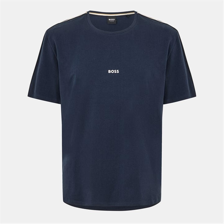 Boss Men's Blue Unique Cotton T-Shirt in Size M, Sports Direct