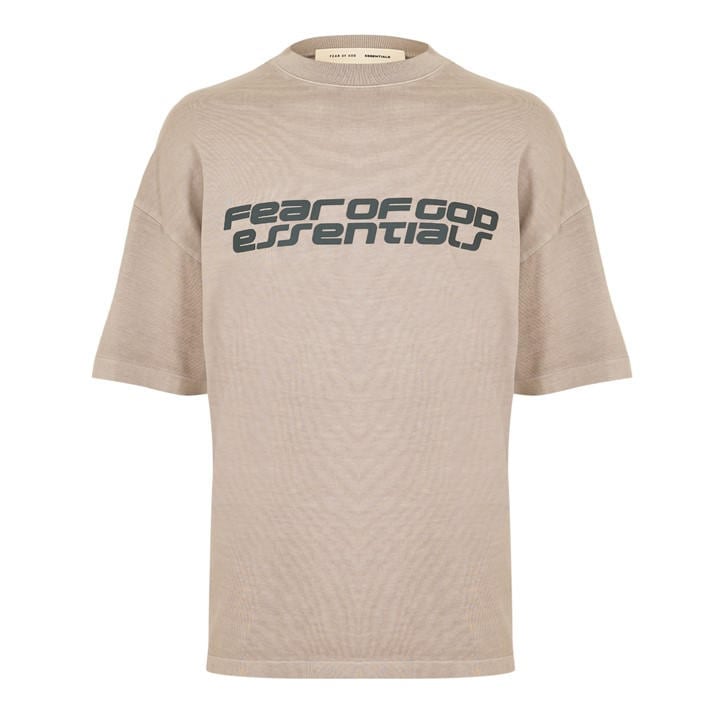 Fear Of God Essentials Men' Grey Oversized T-Shirt in Size S, Sports Direct