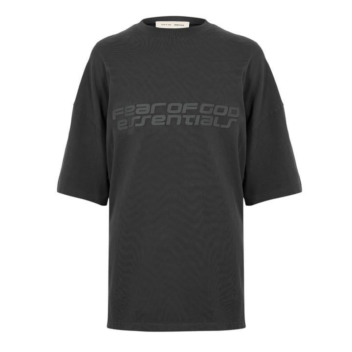 Fear Of God Essentials Men's Black Oversized T-Shirt in Size 2XL, Sports Direct