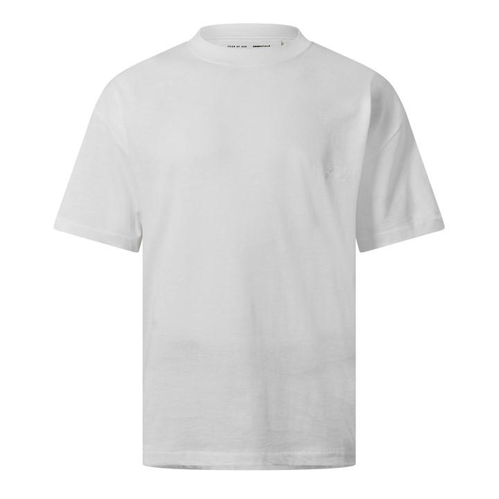 Fear Of God Essentials Men's White Oversized T-Shirt in Size L, Sports Direct