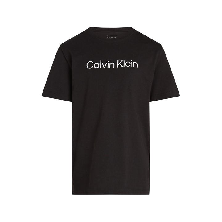 Calvin Klein Jeans Boys Black Kids' Logo T-Shirt in Size 11 - 12 Years, Sports Direct