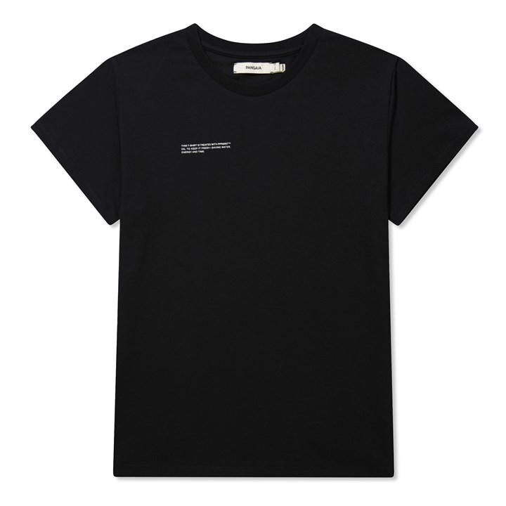 Pangaia Girls Black - Kids’ Midweight T-Shirt— - 5-6Yr - Image 3