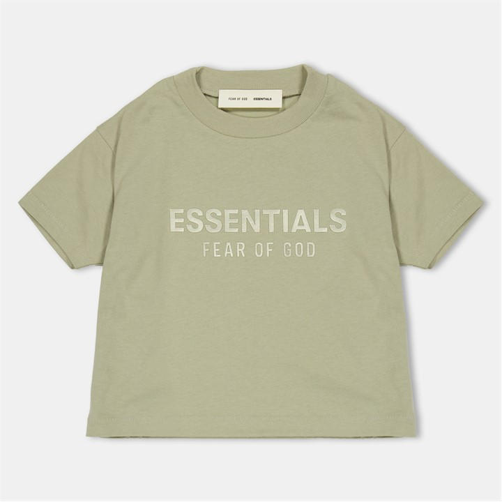 Fear Of God Essentials  Kids Beige ' T-Shirt in Size 8 - 9 Years, Sports Direct