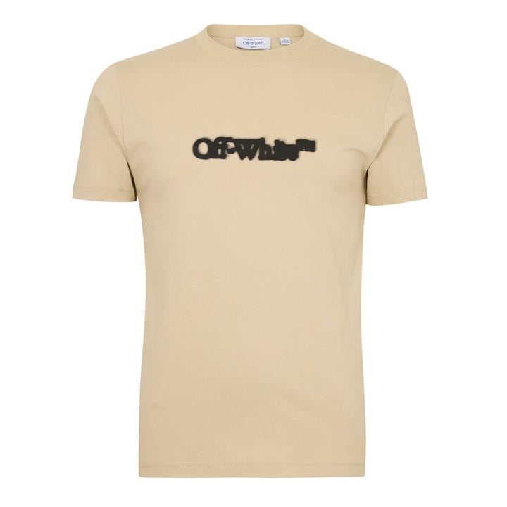 Off White Men's Brown Spray Arrow Arrow Logo Print T-Shirt in Size XS, Sports Direct
