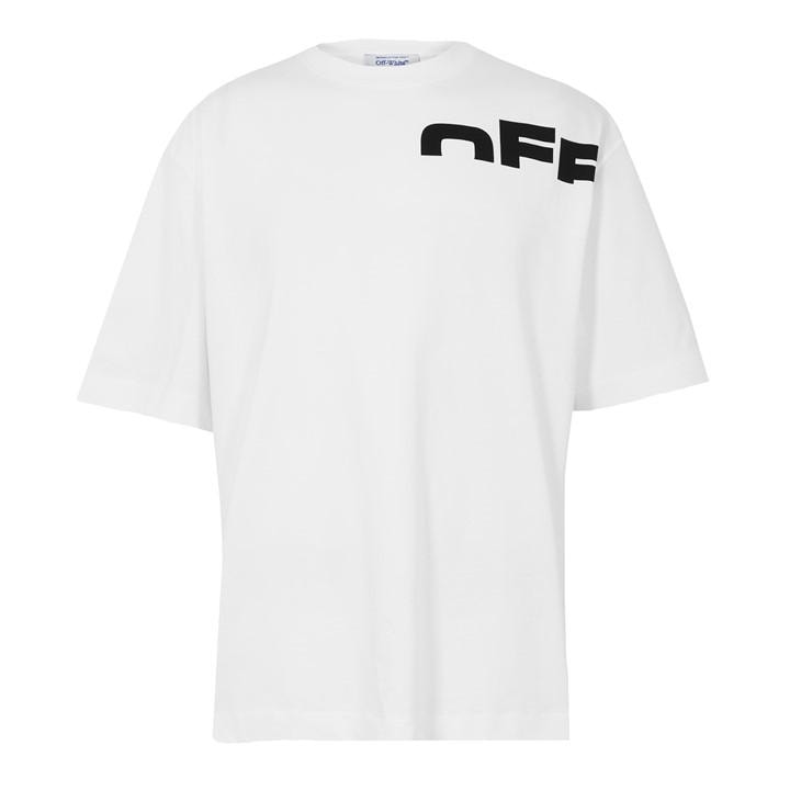 Off White Men's White Off Shred Skate T-Shirt in Size XS, Sports Direct