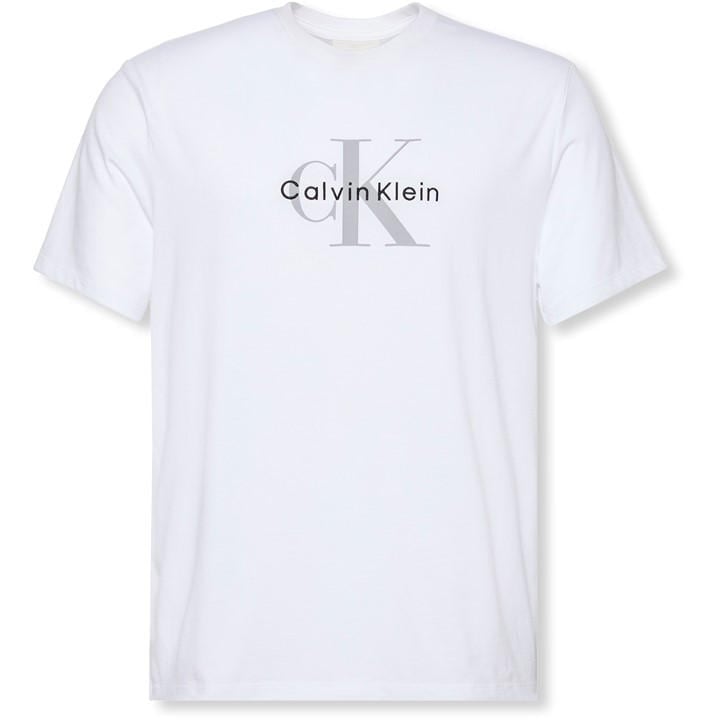 Calvin Klein Jeans Men's White Monogram T-Shirt in Size 2XL, Sports Direct