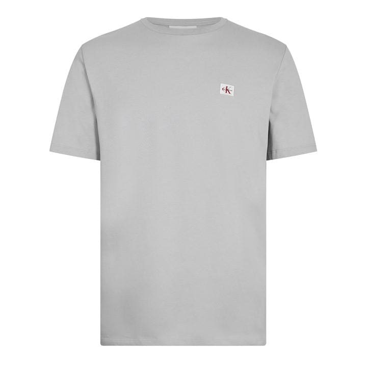 Calvin Klein Jeans Men's Grey Ckj Woven Box Regular Fit T-Shirt in Size M, Sports Direct