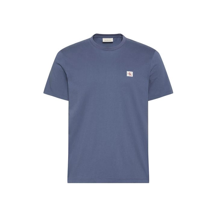 Calvin Klein Jeans Men's Blue Ckj Woven Box Regular Fit T-Shirt in Size 2XL, Sports Direct