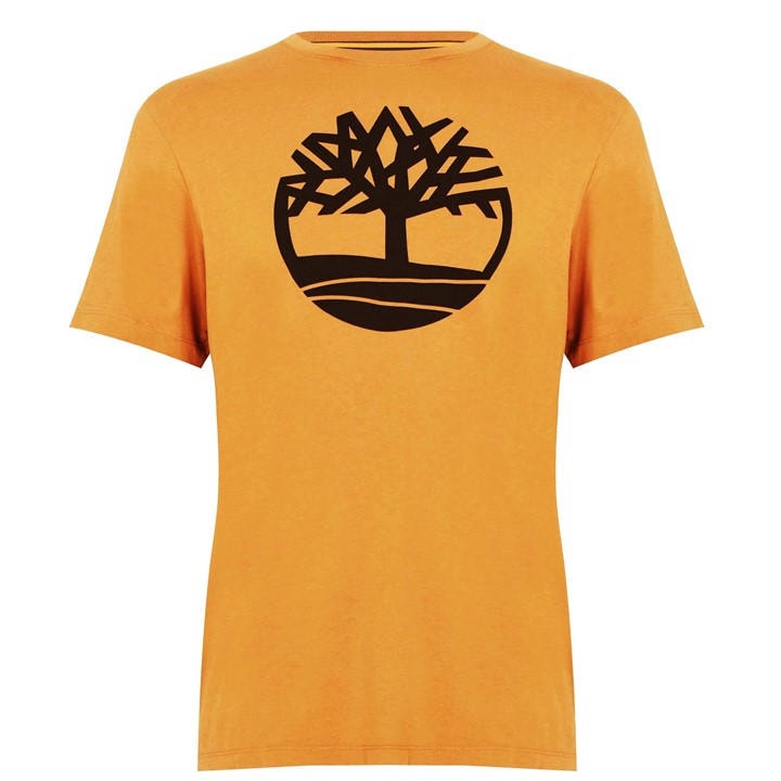 Timberland Men's Yellow Kennebec T-Shirt in Size 2XL, Sports Direct