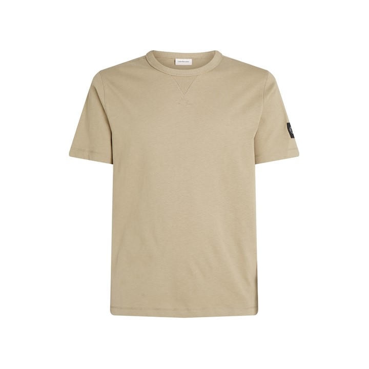Calvin Klein Jeans Men's Green Monogram Badge T-Shirt in Size 2XL, Sports Direct