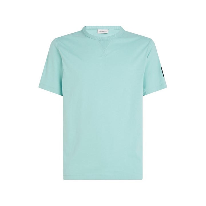 Calvin Klein Jeans Men's Green Monogram Badge T-Shirt in Size XL, Sports Direct