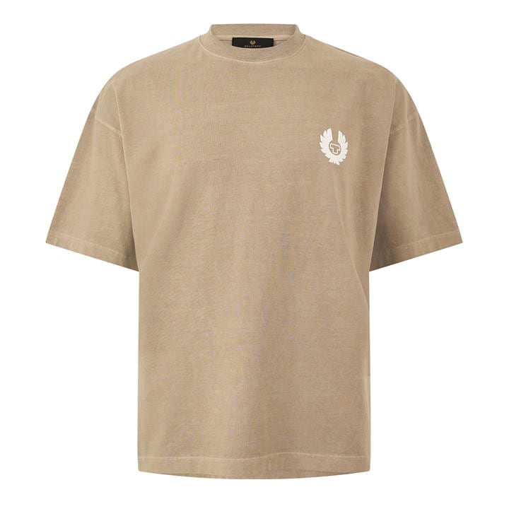 Belstaff Men's Beige Comp Tee Sn61 in Size L, Sports Direct