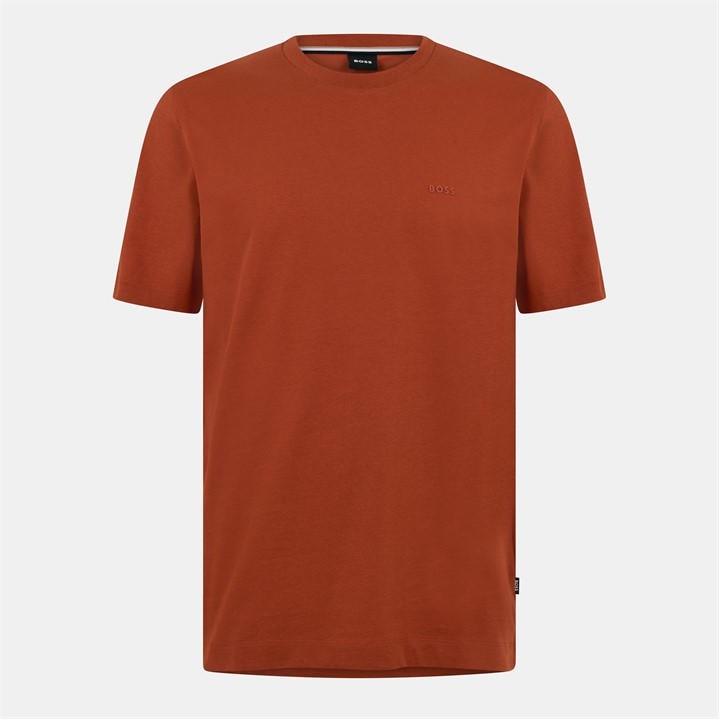 Boss Men's Orange Thompson Soft Cotton T-Shirt in Size L, Sports Direct