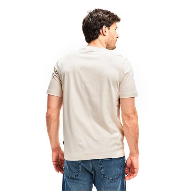 Бял 131 - Boss - Mens BOSS ORANGE Short Sleeve T-Shirt with Contemporary Stitched Logo