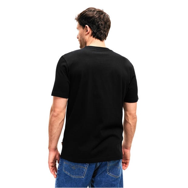Черно 001 - Boss - Mens BOSS ORANGE Short Sleeve T-Shirt with Contemporary Stitched Logo