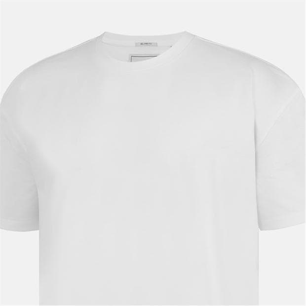 White - Jack Wills - Men's JW Boxy Tee Cotton Short Sleeve Fit T-Shirt