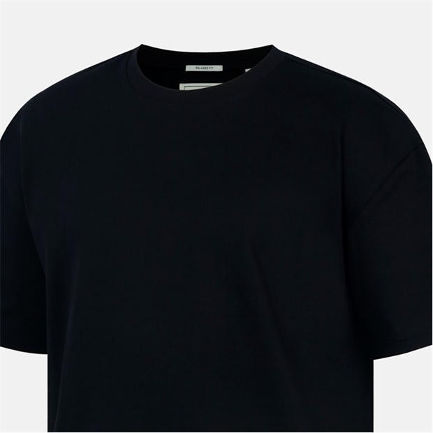 Black - Jack Wills - Men's JW Boxy Tee Cotton Short Sleeve Fit T-Shirt