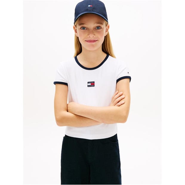 White YBR - Tommy Hilfiger - Kids' Heritage T-Shirt