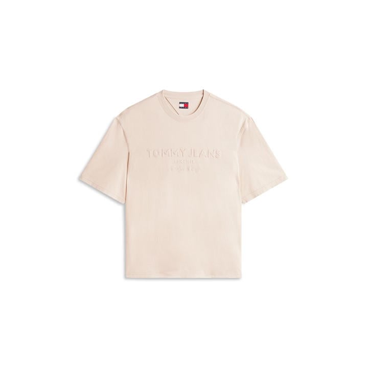 Tommy Jeans Men's Beige New Classic T-Shirt in Size M, Sports Direct