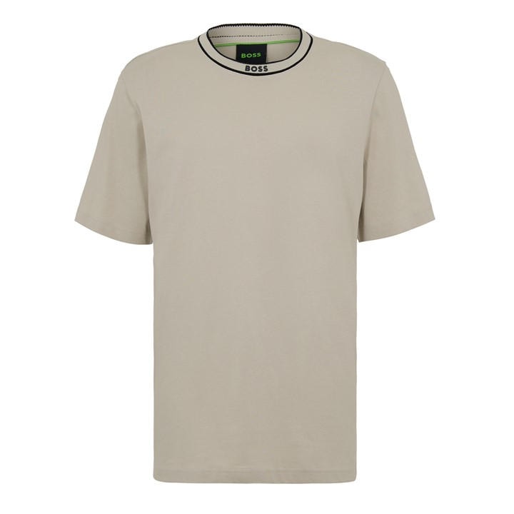 Boss Men' Beige Tee 5 10276616 01 T-Shirt in Size S, Sports Direct