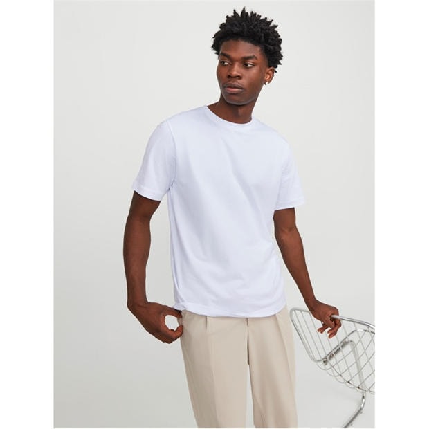White - Jack and Jones - Urban Edge 220 GSM T-Shirt Mens