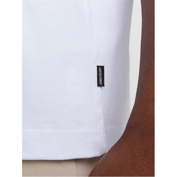 White - Jack and Jones - Urban Edge 220 GSM T-Shirt Mens