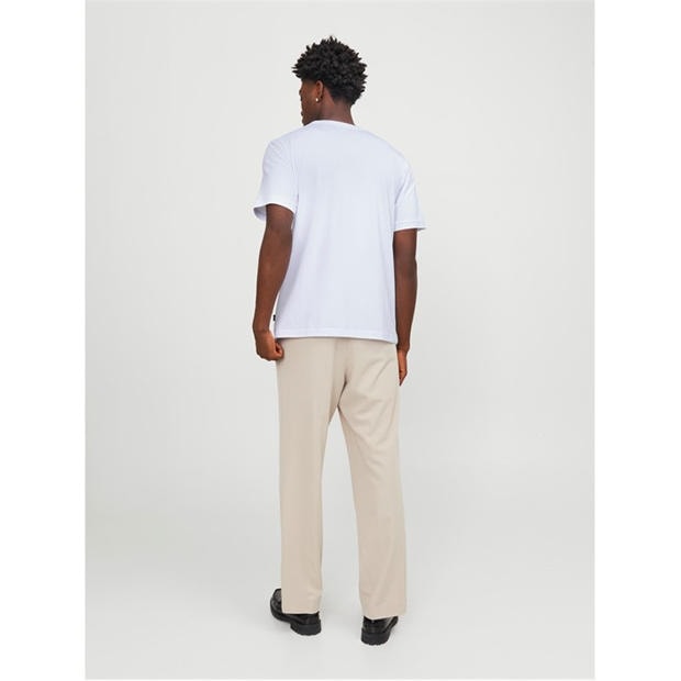 White - Jack and Jones - Urban Edge 220 GSM T-Shirt Mens