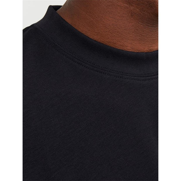 Black - Jack and Jones - Urban Edge 220 GSM T-Shirt Mens