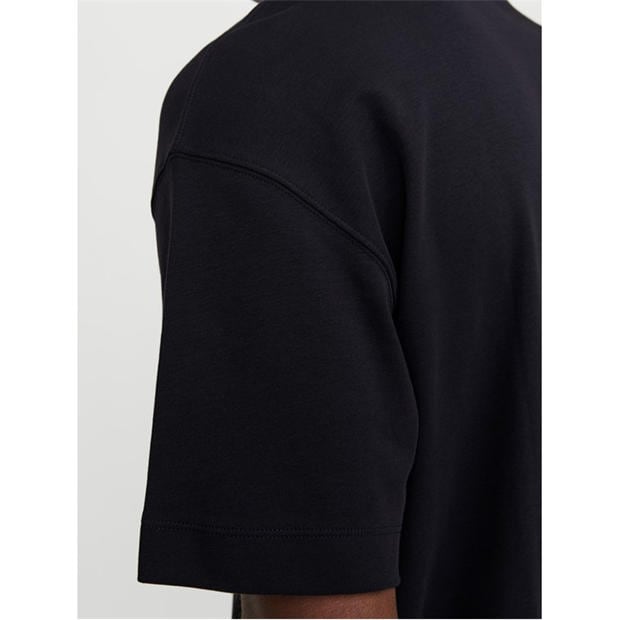 Black - Jack and Jones - Urban Edge 220 GSM T-Shirt Mens