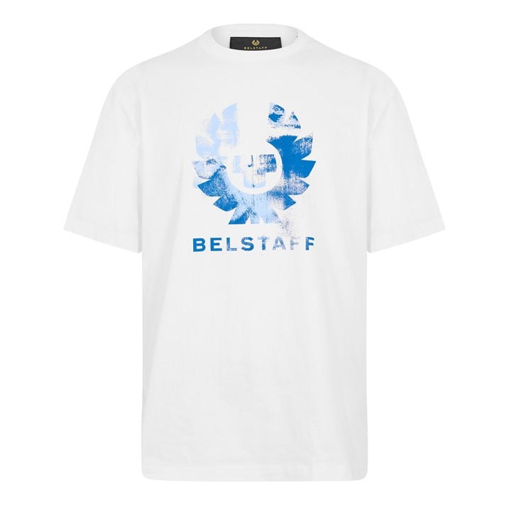 Belstaff Men's White Phoenix T-Shirt in Size L, Sports Direct