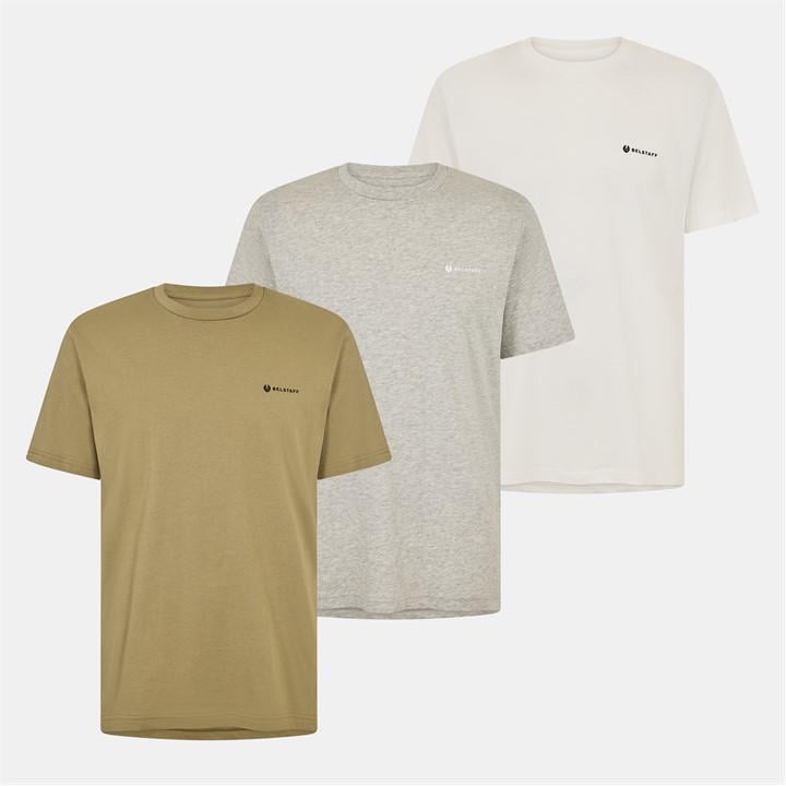 Belstaff Men's  3 Pack T-Shirt in Size M, Sports Direct