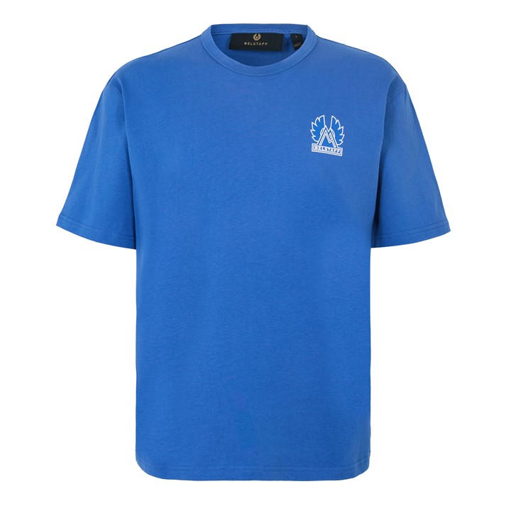Belstaff Men's Blue Bon Oversized T-Shirt in Size 2XL, Sports Direct