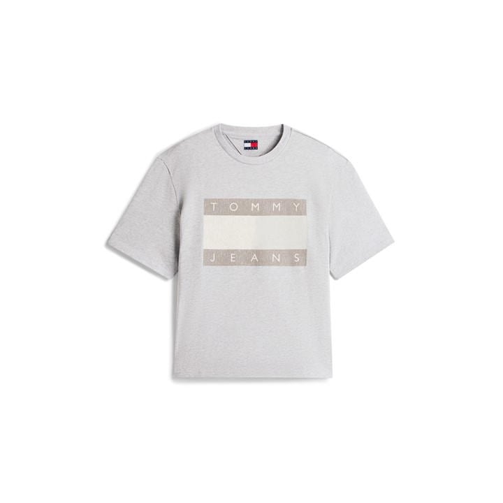 Tommy Jeans Men's Grey Distress T-Shirt in Size M, Sports Direct