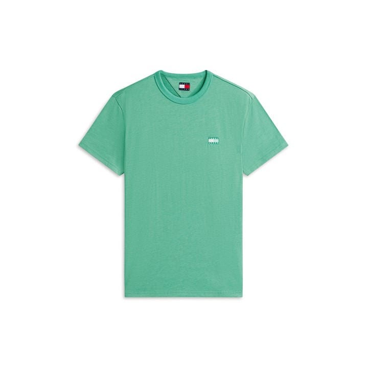 Tommy Jeans Men's Green Classic Tommy Small Badge T Shirt in Size XL, Sports Direct