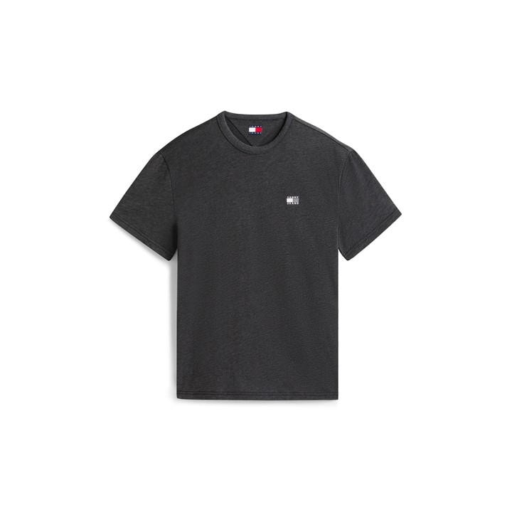 Tommy Jeans Men's Black Classic Tommy Small Badge T Shirt in Size 2XL, Sports Direct