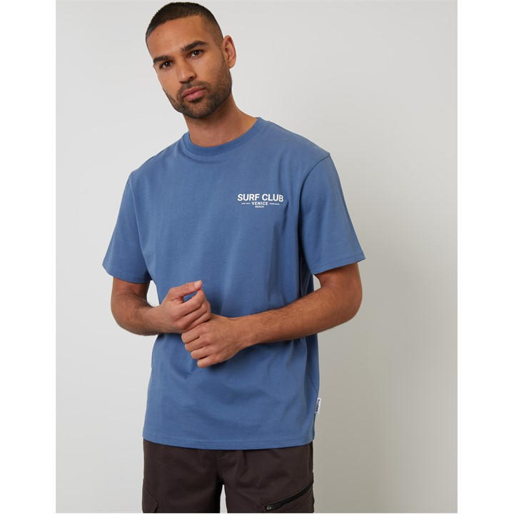 Threadbare Men's Blue Tee Watson Medium