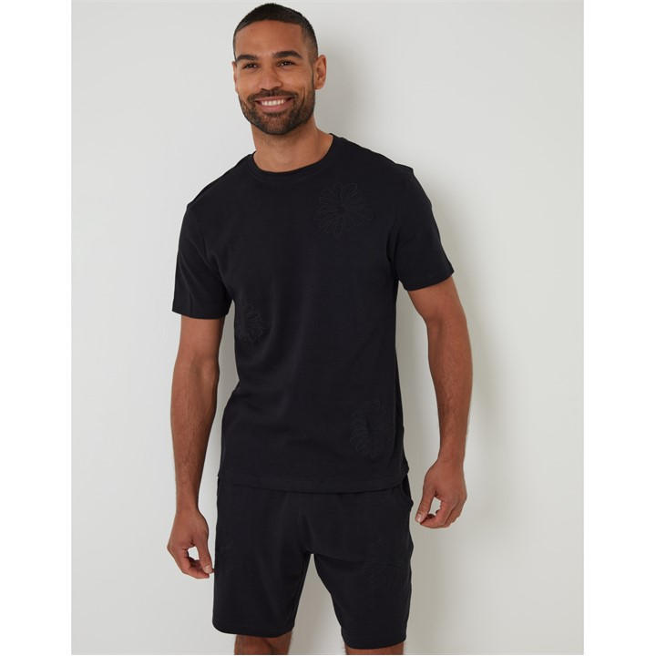 Threadbare Men' Black Regular Fit Teewren T-Shirt in Size S, Sports Direct