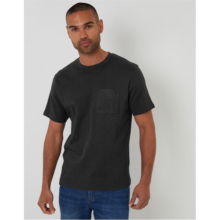 Threadbare Men's Grey Havana Regular Fit T-Shirt in Size XL, Sports Direct