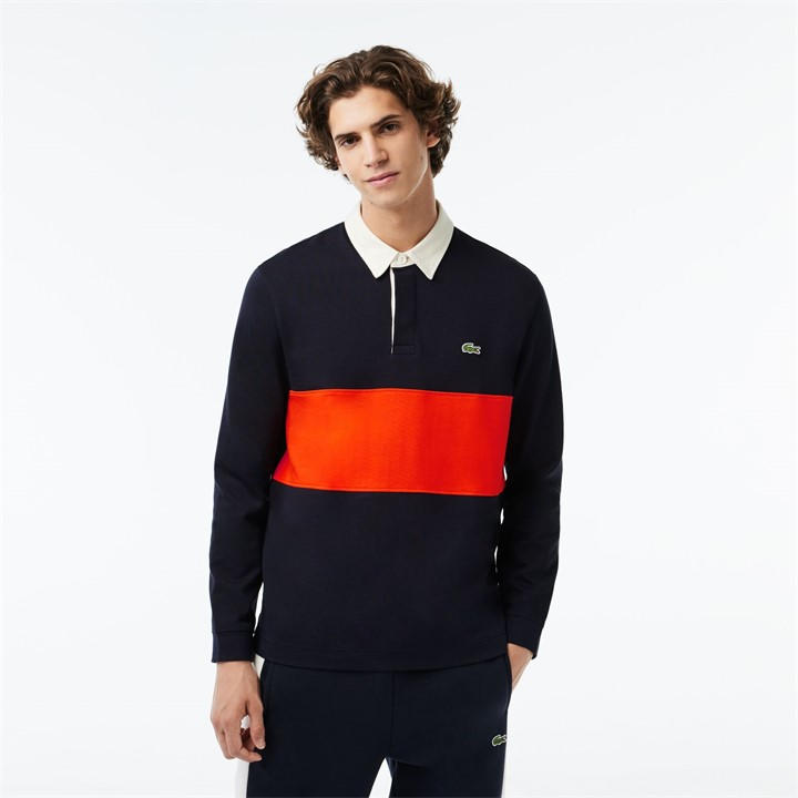 Lacoste Men's  Colourblock Polo Shirt in Size XS, Sports Direct