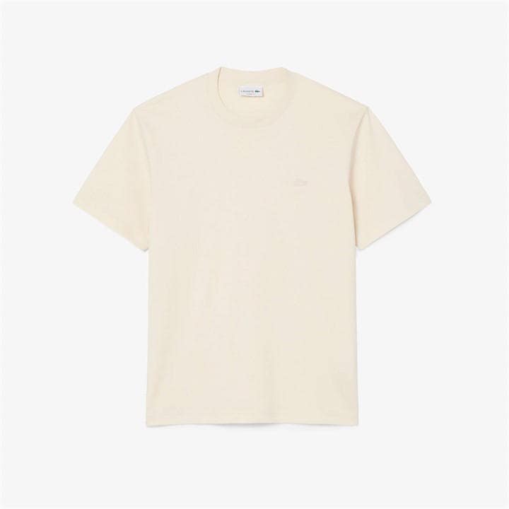 Lacoste Men's Cream T-Shirt in Size M, Sports Direct