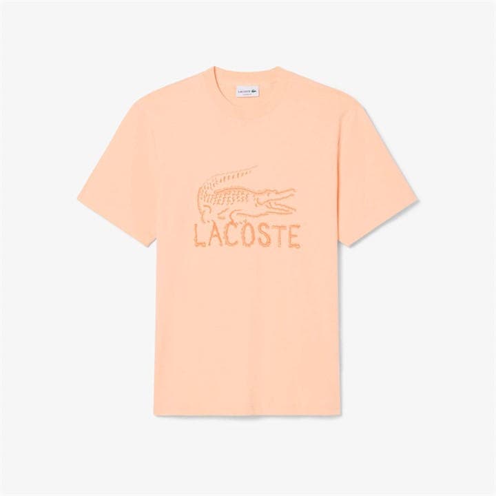 Lacoste Men' Pink T-Shirt in Size S, Sports Direct